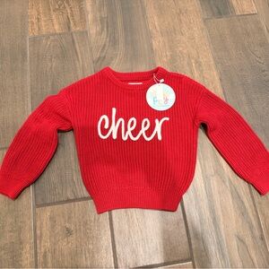 Little Sleepies Red Cheer Sweater